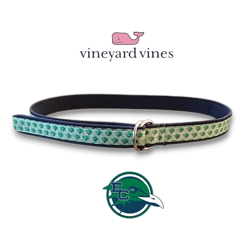 Vineyard Vines Men's Woven Endicott College Gully Belt